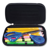 Innovative Storage Designs Large Soft-sided Pencil Case, Fabric With Zipper Closure, Black freeshipping - TVN Wholesale 