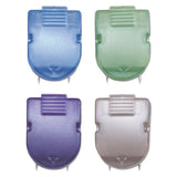 Wall Clips For Fabric Panels, 40 Sheets, Assorted Cool Colors, 50-box
