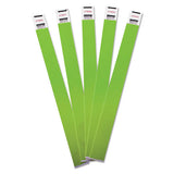 Advantus Crowd Management Wristbands, Sequentially Numbered, 10 X 3-4, Green, 100-pack freeshipping - TVN Wholesale 