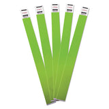 Advantus Crowd Management Wristbands, Sequentially Numbered, 9 3-4 X 3-4, Green, 500-pack freeshipping - TVN Wholesale 