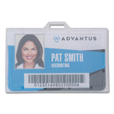 Advantus Vertical Id Card Holders, 2.38 X 3.68, Black, 25-pack freeshipping - TVN Wholesale 