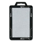 Advantus Secure-two Card Rfid Blocking Badge, 3.68 X 2.38, Black, 20-pack freeshipping - TVN Wholesale 