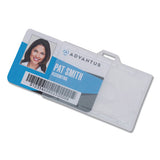 Advantus Id Card Holders, Horizontal, 3.68 X 2.25, Frosted Transparent, 25-pack freeshipping - TVN Wholesale 