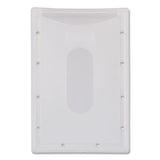 Advantus Id Card Holder, Vertical, 2.31 X 3.69, Frosted Transparent, 25-pack freeshipping - TVN Wholesale 