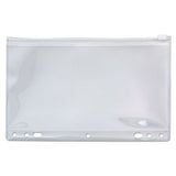Angler's Zip-all Ring Binder Pocket, 6 X 9 1-2, Clear freeshipping - TVN Wholesale 