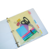 Angler's Zip-all Ring Binder Pocket, 8 1-2 X 11, Clear freeshipping - TVN Wholesale 