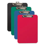 Mobile OPS® Unbreakable Recycled Clipboard, 1-4" Capacity, 8 1-2 X 11, Red freeshipping - TVN Wholesale 