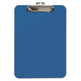 Mobile OPS® Unbreakable Recycled Clipboard, 1-4" Capacity, 8 1-2 X 11, Blue freeshipping - TVN Wholesale 