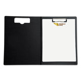 Mobile OPS® Portfolio Clipboard With Low-profile Clip, 1-2" Capacity, 8 1-2 X 11, Red freeshipping - TVN Wholesale 