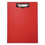 Mobile OPS® Portfolio Clipboard With Low-profile Clip, 1-2" Capacity, 8 1-2 X 11, Red freeshipping - TVN Wholesale 