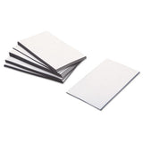 ZEUS® Business Card Magnets, 2 X 3.5, White, Adhesive Coated, 25-pack freeshipping - TVN Wholesale 