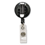 SICURIX® Id Card Reel With Belt Clip, 30" Extension, Black freeshipping - TVN Wholesale 