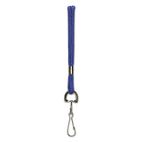 SICURIX® Rope Lanyard With Hook, 36", Nylon, Blue freeshipping - TVN Wholesale 