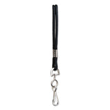 SICURIX® Rope Lanyard With Hook, 36", Nylon, Black freeshipping - TVN Wholesale 