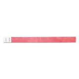 SICURIX® Security Wristbands, 0.75" X 10", Red, 100-pack freeshipping - TVN Wholesale 