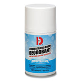 Big D Industries Metered Concentrated Room Deodorant, Mountain Air Scent, 7 Oz Aerosol Spray, 12-carton freeshipping - TVN Wholesale 