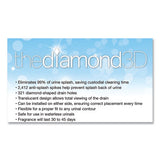 Big D Industries Diamond 3d Urinal Screen, Lavender Lace Scent, 0.13 Oz, Lavender, 10-box freeshipping - TVN Wholesale 