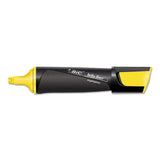 BIC® Brite Liner 3 'n 1 Highlighters, Yellow Ink, 3 'n 1 Chisel Tip, Black-yellow Barrel, Dozen freeshipping - TVN Wholesale 