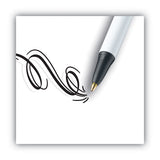 BIC® Clic Stic Ballpoint Pen, Retractable, Medium 1 Mm, Black Ink, White Barrel, Dozen freeshipping - TVN Wholesale 