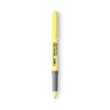 BIC® Brite Liner Grip Pocket Highlighter, Assorted Ink Colors, Chisel Tip, Assorted Barrel Colors, 6-pack freeshipping - TVN Wholesale 