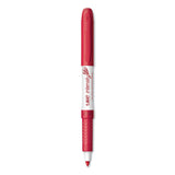 BIC® Intensity Low Odor Fine Point Dry Erase Marker, Fine Bullet Tip, Red, Dozen freeshipping - TVN Wholesale 