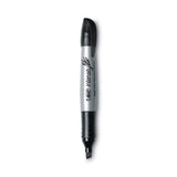 BIC® Intensity Chisel Tip Permanent Marker, Broad Chisel Tip, Tuxedo Black, Dozen freeshipping - TVN Wholesale 