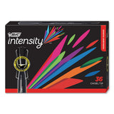 BIC® Intensity Chisel Tip Permanent Marker Value Pack, Broad Chisel Tip, Black, 36-pack freeshipping - TVN Wholesale 