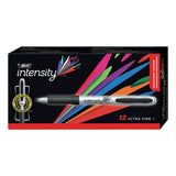 BIC® Intensity Ultra Fine Tip Permanent Marker, Extra-fine Needle Tip, Tuxedo Black, Dozen freeshipping - TVN Wholesale 