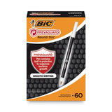 BIC® Prevaguard Ballpoint Pen, Stick, Medium 1 Mm, Black Ink-black Barrel, 60-pack freeshipping - TVN Wholesale 