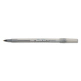 BIC® Round Stic Xtra Life Ballpoint Pen, Stick, Medium 1 Mm, Black Ink, Smoke Barrel, Dozen freeshipping - TVN Wholesale 