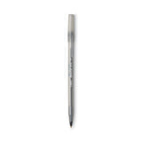 BIC® Round Stic Xtra Life Ballpoint Pen, Stick, Medium 1 Mm, Black Ink, Smoke Barrel, Dozen freeshipping - TVN Wholesale 