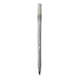 BIC® Round Stic Xtra Life Ballpoint Pen Xtra-value Pack, Stick, Medium 1 Mm, Black Ink, Black Barrel, 240-carton freeshipping - TVN Wholesale 