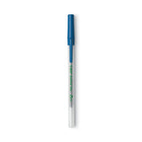 BIC® Ecolutions Round Stic Ballpoint Pen Value Pack, Stick, Medium 1 Mm, Blue Ink, Clear Barrel, 50-pack freeshipping - TVN Wholesale 