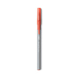 BIC® Round Stic Grip Xtra Comfort Ballpoint Pen, Easy-glide, Stick, Medium 1.2 Mm, Red Ink, Gray-red Barrel, Dozen freeshipping - TVN Wholesale 