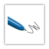 BIC® 4-color Multi-function Ballpoint Pen, Retractable, Medium 1 Mm, Black-blue-green-red Ink, Blue Barrel freeshipping - TVN Wholesale 