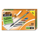 BIC® Xtra Smooth Mechanical Pencil, 0.7 Mm, Hb (#2.5), Black Lead, Clear Barrel, Dozen freeshipping - TVN Wholesale 