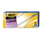 BIC® Cristal Xtra Smooth Ballpoint Pen, Stick, Medium 1 Mm, Black Ink, Clear Barrel, Dozen freeshipping - TVN Wholesale 