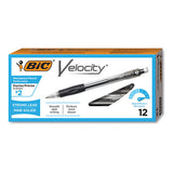 BIC® Velocity Original Mechanical Pencil, 0.5 Mm, Hb (#2.5), Black Lead, Black Barrel, Dozen freeshipping - TVN Wholesale 