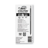 BIC® Evolution Pencil, Hb (#2), Black Lead, Gray Barrel, 24-pack freeshipping - TVN Wholesale 