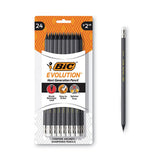 BIC® Evolution Pencil, Hb (#2), Black Lead, Gray Barrel, 24-pack freeshipping - TVN Wholesale 