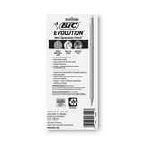 BIC® Evolution Pencil, Hb (#2), Black Lead, Yellow Barrel, 24-pack freeshipping - TVN Wholesale 