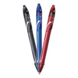 BIC® Gel-ocity Quick Dry Gel Pen, Retractable, Fine 0.7 Mm, Three Assorted Ink And Barrel Colors, Dozen freeshipping - TVN Wholesale 