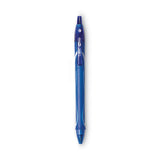 BIC® Gel-ocity Quick Dry Gel Pen, Retractable, Medium 0.7 Mm, Blue Ink, Blue Barrel, Dozen freeshipping - TVN Wholesale 