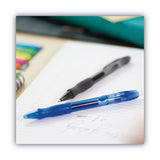 BIC® Gel-ocity Gel Pen, Retractable, Medium 0.7 Mm, Blue Ink, Translucent Blue Barrel, Dozen freeshipping - TVN Wholesale 