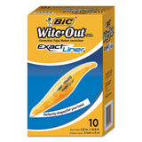 BIC® Wite-out Brand Exact Liner Correction Tape, Non-refillable, Blue, 1-5" X 236" freeshipping - TVN Wholesale 