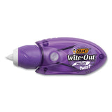 BIC® Wite-out Mini Twist Correction Tape, Non-refillable, 1-5" X 314", 2-pack freeshipping - TVN Wholesale 