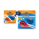 BIC® Wite-out Ez Correct Correction Tape, Non-refillable, 1-6" X 472", 2-pack freeshipping - TVN Wholesale 