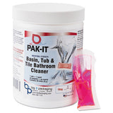 PAK-IT® Basin, Tub And Tile Cleaner, Ocean, 4 Oz Packets, 20-jar, 12 Jar-carton freeshipping - TVN Wholesale 