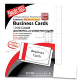 Blanks/USA® Printable Microperforated Business Cards, Copier-inkjet-laser-offset, 2 X 3.5, White, 1,000 Cards, 10-sheet, 100 Sheets-pack freeshipping - TVN Wholesale 