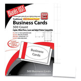 Blanks/USA® Printable Microperforated Business Cards, Copier-inkjet-laser-offset, 2 X 3.5, White, 2,500 Cards, 10-sheet, 250 Sheets-pack freeshipping - TVN Wholesale 